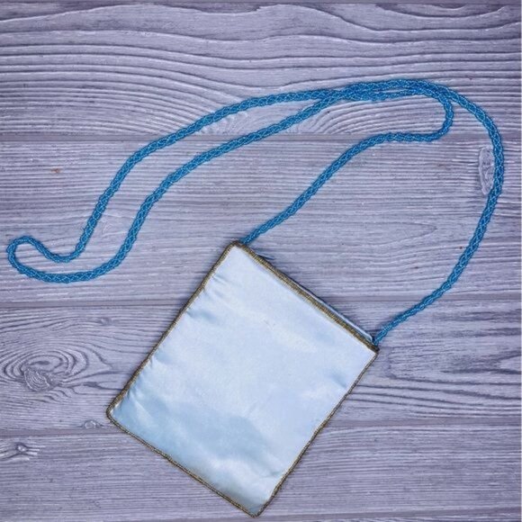 Unbranded beaded snowman Christmas purse bag small cross body embellished bag - Picture 3 of 7